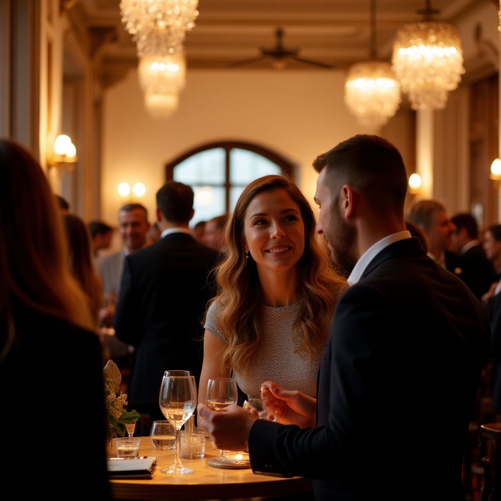 Evento de networking con clientes.
